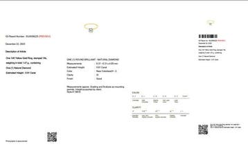 Verlovingsring - 14 karaat Geel goud - 0.91ct. tw. Diamant