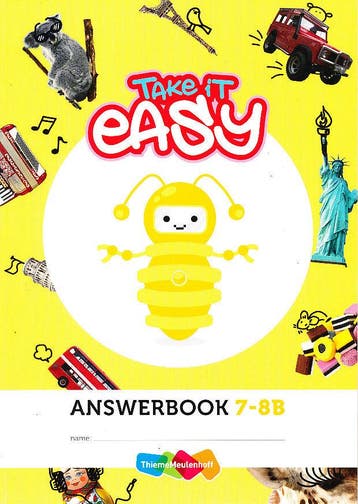 Take it easy versie 2 antwoordenboek groep 7-8 B, Verzenden, Nieuw