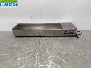RVS Kovu Opzetvitrine Opzet koelvitrine saladiere 5 x 1/3 en, Ophalen of Verzenden, Nieuw in verpakking