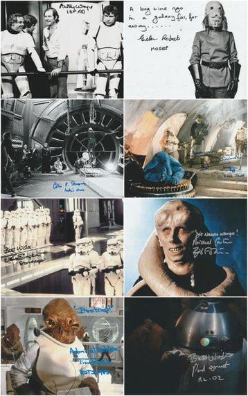 Star Wars - Big Lot of 8 Autographs!, Collections