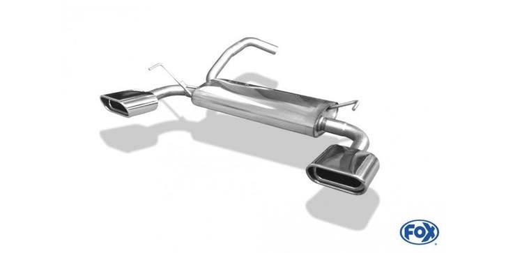 FOX Ford Ka einddemper rechts/links - 150x70 type 53 rechts/, Autos : Pièces & Accessoires, Systèmes d'échappement, Envoi