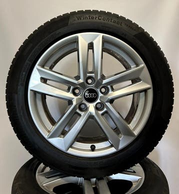 Audi A4 A5 B9 | 17 inch Velgen + Winterbanden, Gebruikt, Banden en Velgen, 17 inch, Personenwagen