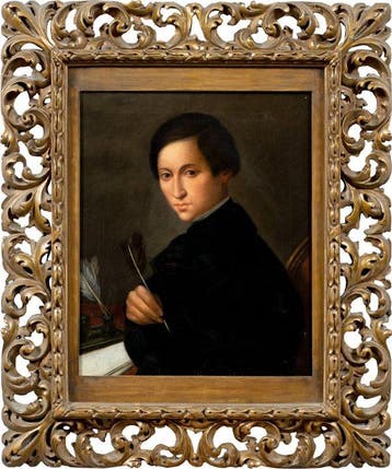 Italian school (XIX) - Portrait of a Man of Letters