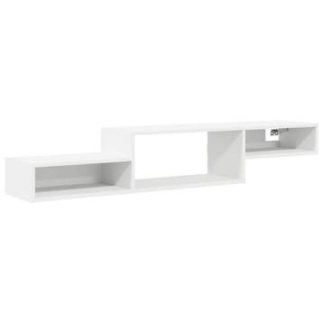 vidaXL Wand gemonteerd TV Kast Muurmontage Wit 150 x 28 x 26, Verzenden