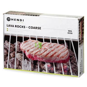 Lavastenen (Grof) | Gasbarbecues | 5kg HENDI, Verzenden, Nieuw in verpakking