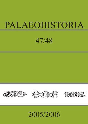 Palaeohistoria 47/48 (2005/2006) / Palaeohistoria: acta et, Boeken, Verzenden, Zo goed als nieuw