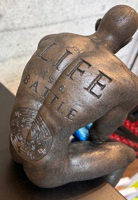 Andrea Giorgi - Life is a battle, Antiquités & Art, Art | Objets design