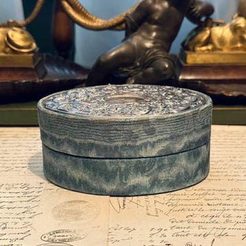 Sieradendoos - .925 zilver - Rococo reliëf sieradenkistje