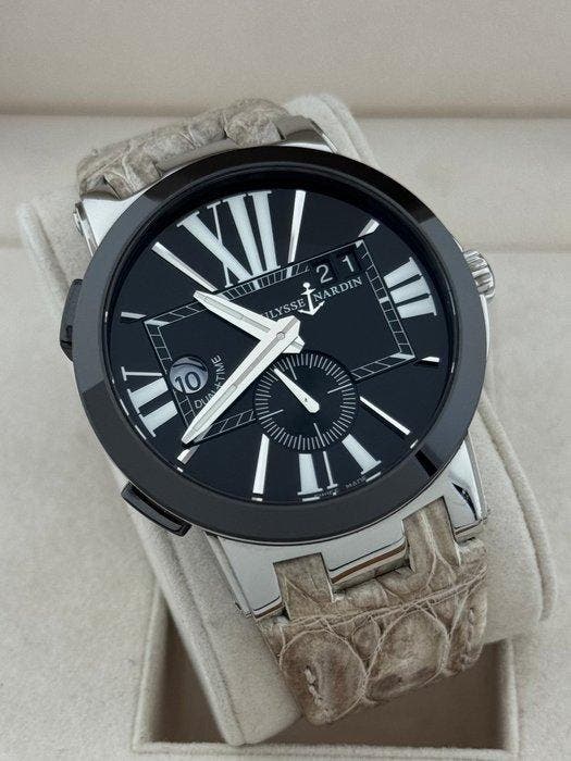 Ulysse Nardin - Executive Dual Time - 243-00-3/42 - Homme -, Handtassen en Accessoires, Horloges | Heren