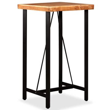 vidaXL 3-delige Barset massief acaciahout en gerecycled hout, Huis en Inrichting, Verzenden, Nieuw
