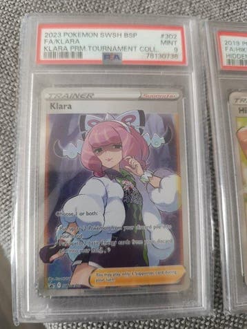 Pokémon - 2 Graded card - Hiker SV85, 302 Full art, Foil,