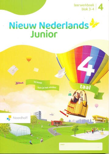 Nieuw Nederlands Junior Taal leerwerkboek blok 3-4 groep 4 (, Verzenden, Nieuw