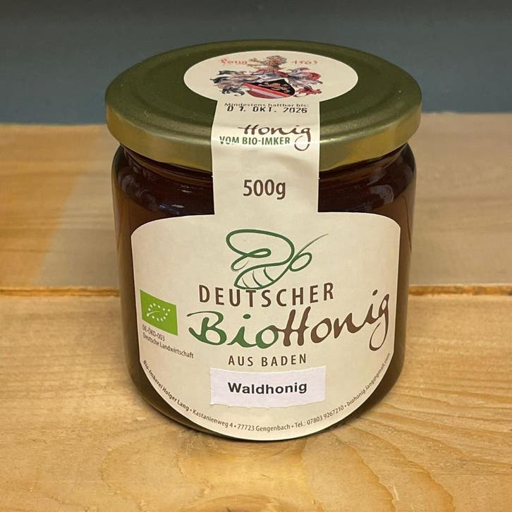BIO-Honing Rauw - Boshoning (Waldhonig) Zwarte Woud (500, Sports & Fitness, Produits de santé, Wellness & Bien-être, Enlèvement ou Envoi