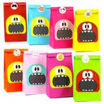 Fako Bijoux - 48 Uitdeelzakjes + Stickers - Monsters -, Diversen, Cadeauverpakkingen, Verzenden, Nieuw