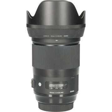 Tweedehands Sigma 40mm f/1.4 DG HSM Art Canon CM0206, Ophalen of Verzenden, Gebruikt, Overige typen