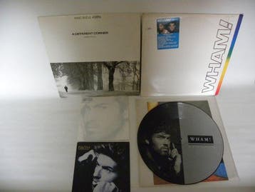 Wham, George Michael - 1 x double LP + 2 x 12 Maxi singles