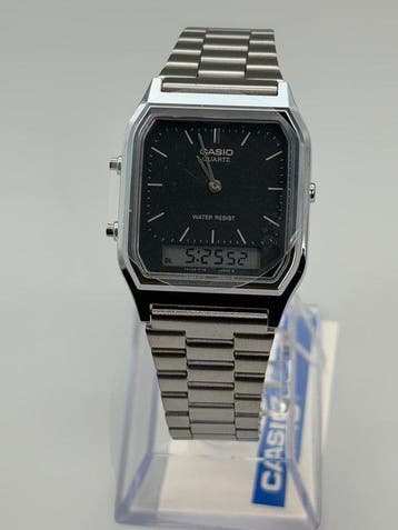 Casio Vintage – Black Dial – Iconic Ana-Digi Retro Watch –, Nieuw