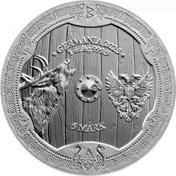 Duitsland. 5 Mark 2023 1 oz 5 Mark Valkyries Series Ostara