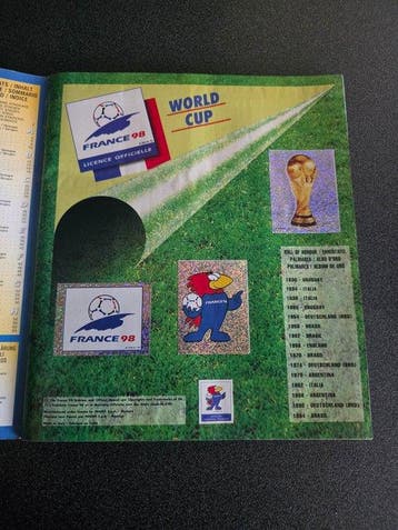 1998 Panini World Cup France 98 - Dutch/Belgian edition -