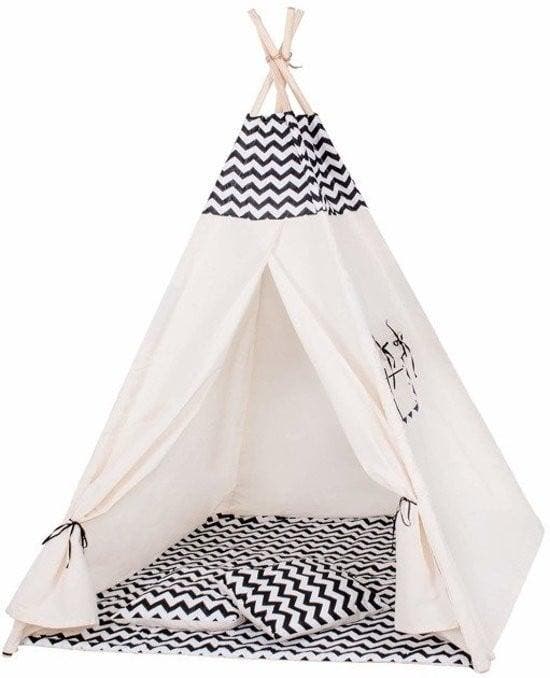 Tipi tent Zebra 100% katoen -33% Retour deal! Snel zijn., Kinderen en Baby's, Speelgoed | Speeltenten, Zo goed als nieuw, Verzenden