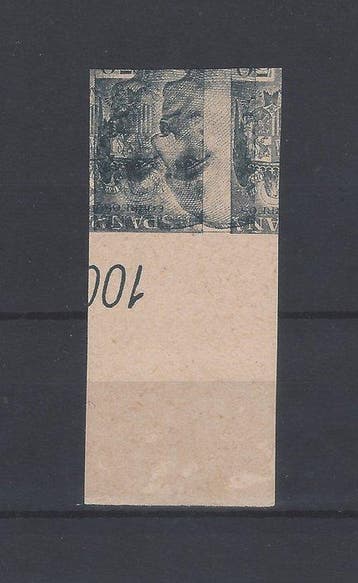 Spanje 1948/1954 - Franco en Castillo de la Mota - zonder, Gestempeld