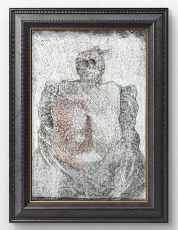 Robert Detheux (1932-2010) - Silence Forcé - Dessin, Antiek en Kunst