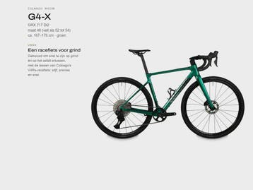 Colnago G4-X carbon gravelbike GRX Di2 nieuw groen maat 48, Overige merken, 28 inch, Carbon, 10 tot 15 versnellingen