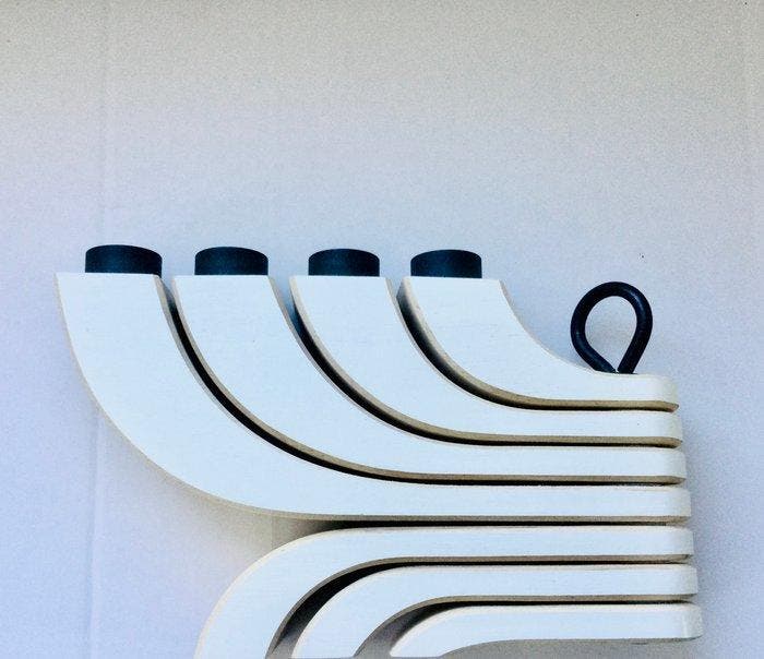 Design House Stockholm - Kandelaar - Rubberwood - ‘NORDIC, Antiek en Kunst, Curiosa en Brocante