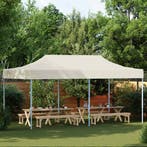 vidaXL Vouwtent pop-up 3x6 m crèmewit, Tuin en Terras, Verzenden, Nieuw