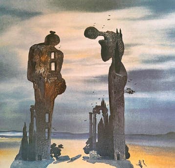 Salvador Dali (1904-1989) - “Réminescence archéologique de