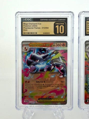 Pokémon - 2 Graded card - Mega Charizard X ex & Mega Gengar, Nieuw