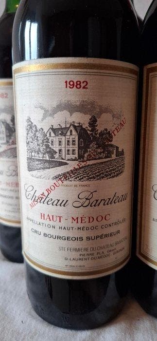 1982 Chateau Barateau - Haut-Médoc Cru Bourgeois Superieur -, Verzamelen, Wijnen, Nieuw