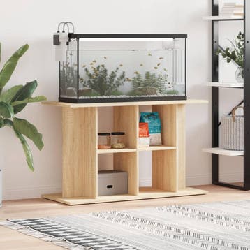 vidaXL Aquariumstandaard Sonoma Eiken 100x40x60 cm Bewerkt, Verzenden