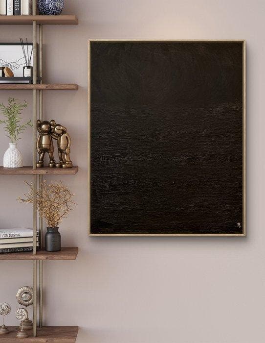 Oscar Bruno - “ Black Stile N58“ - XL -, Antiquités & Art, Art | Peinture | Moderne