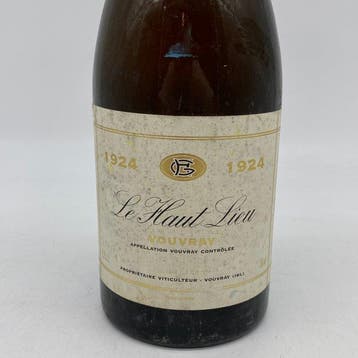 1924 Domaine Huet Vouvray, Le Haut Lieu - Vouvray - 1 Fles, Nieuw