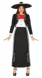 Mexicaans Kostuum Mariachi Dames, Verzenden, Nieuw