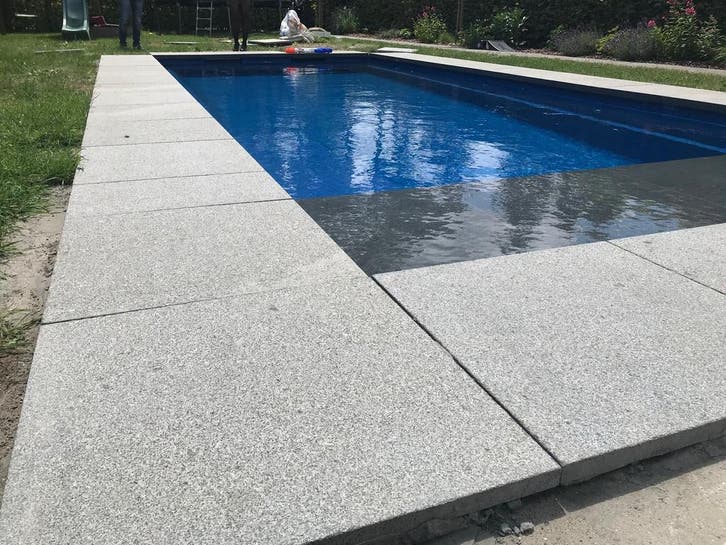 Natuurstenen zwembadranden Angkor Dark - 50x35x4 cm, Jardin & Terrasse, Pavé & Dalles, Enlèvement