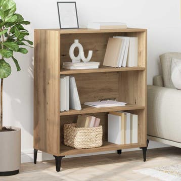vidaXL Dressoir Artisan Eiken 69,5 x 32,5 x 90 cm Bewerkt, Verzenden, Nieuw