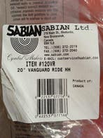 Sabian - Hh 120102 Garage Ride 20 - Cymbale ride, Musique & Instruments