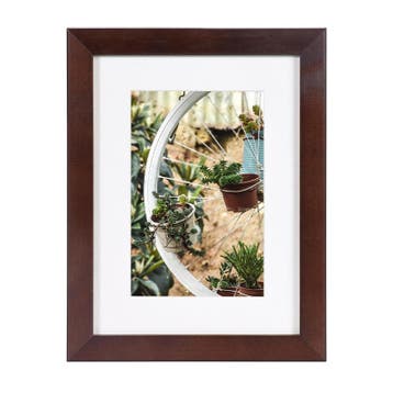 Henzo Fotolijst Jardin Donkerbruin 10x15 cm met Passe Partou, Huis en Inrichting, Verzenden, Nieuw