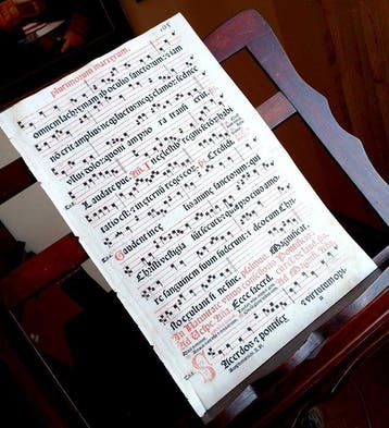 Catholic Church - Antiphonarium Romanum sheet Gregorian