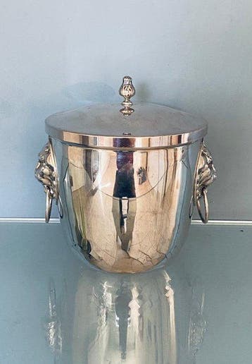 Rafraîchisseur à champagne - Métal, Plaqué(e) argent
