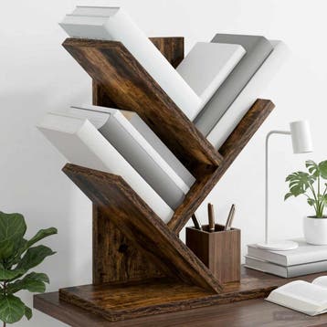 vidaXL Boomvormige boekenplank met 3 planken 30 x 18 x 40 cm, Verzenden, Nieuw