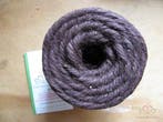 Jute dik 6 draads Donkerbruin 6 mm rol 35 meter, Nieuw
