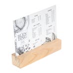 BLOC Cardd - Menukaarthouder Essenhout 210x48x40 mm, Verzenden, Nieuw in verpakking