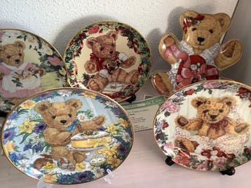 Decoratief ornament (8) - Franklin Mint - Thema “Teddyberen”