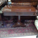 Table de jeux - Acajou, Bois