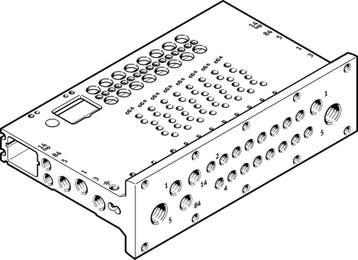 Festo Rail De Collecteur - 8058340, Verzenden