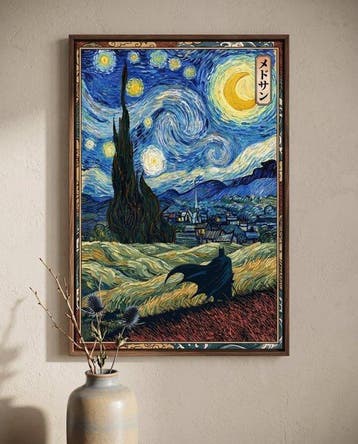 MEDSAN - Batman Van Gogh () - UNIQUE WORK