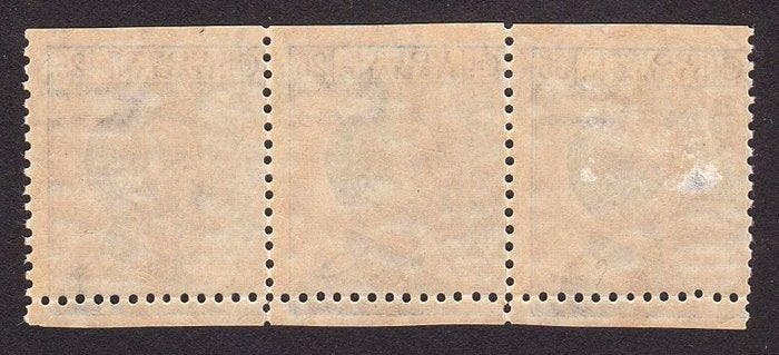 Royaume d’Italie 1908 - Rare bande de 3 exemplaires, Timbres & Monnaies, Timbres | Europe | Italie